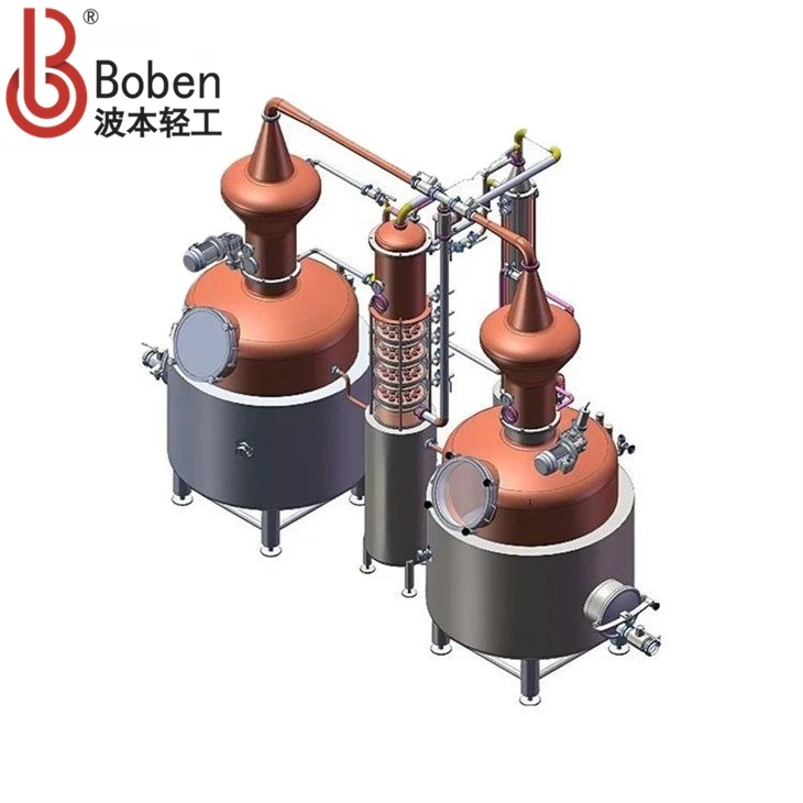 Copper Pot Still for Whiskey and Brandy